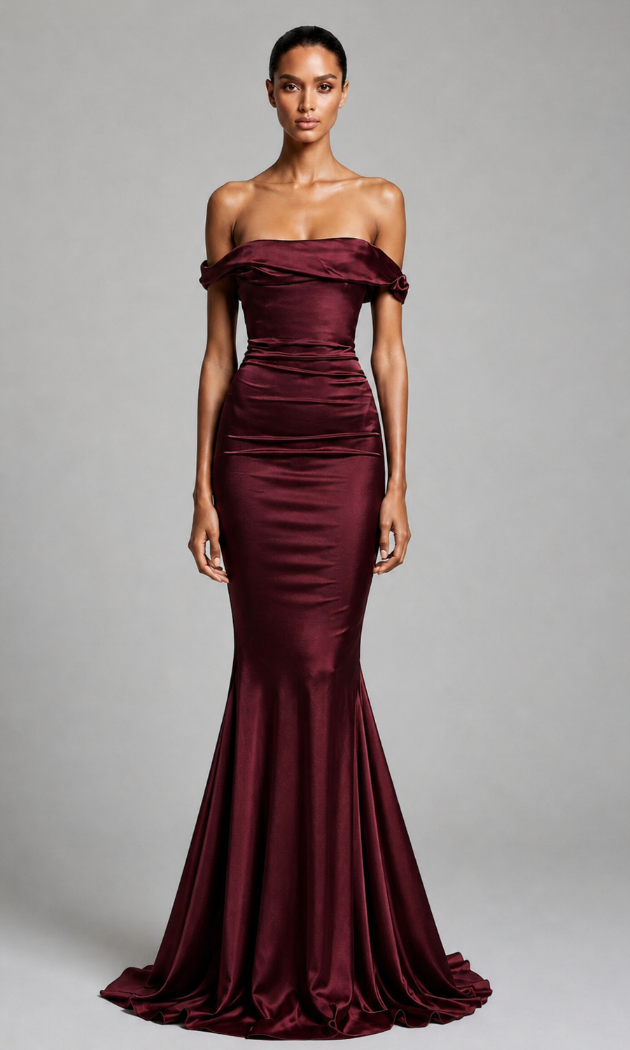 Delilah Gown- Burgundy 14 Delilah Gown- Burgundy 14