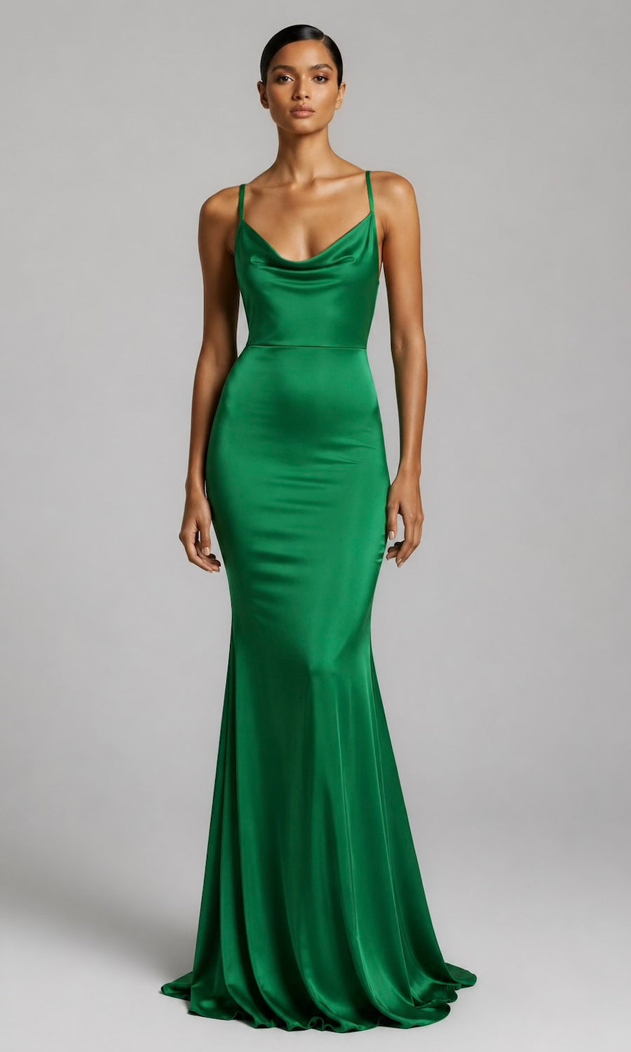 willow green dress Azazie Wren