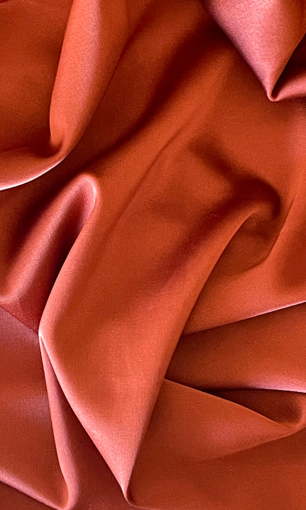 pollenca dress in terracotta satin product info and reviews REWRITTEN Pollenca Bridesmaid Dress in Terracotta Satin Something Borrowed