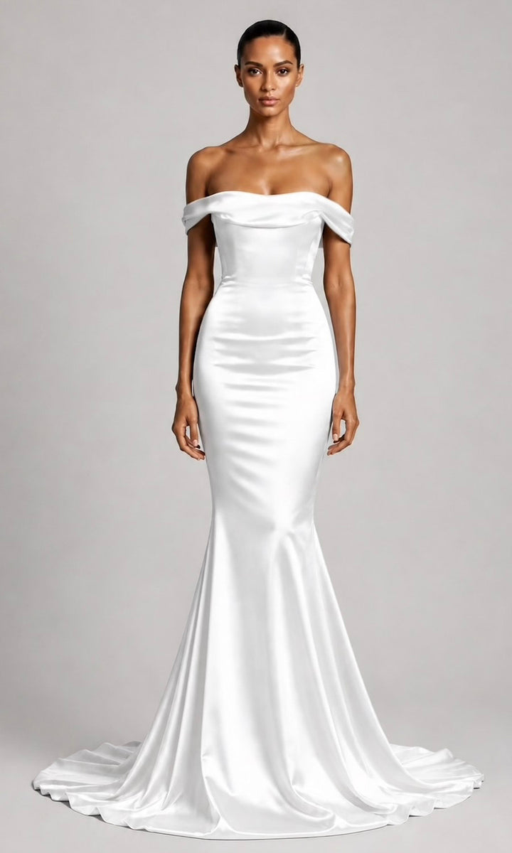 Delilah Gown- White