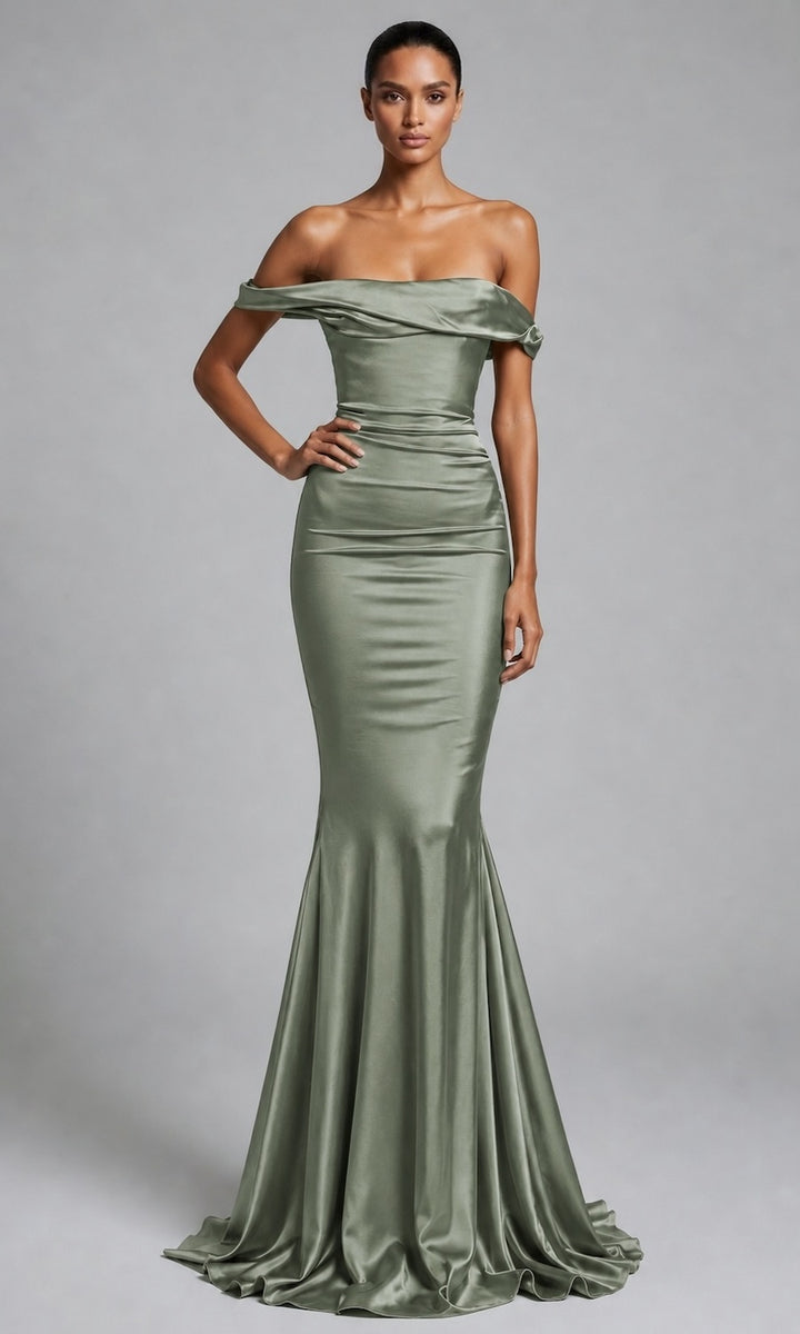 Delilah Gown- Dusty Sage