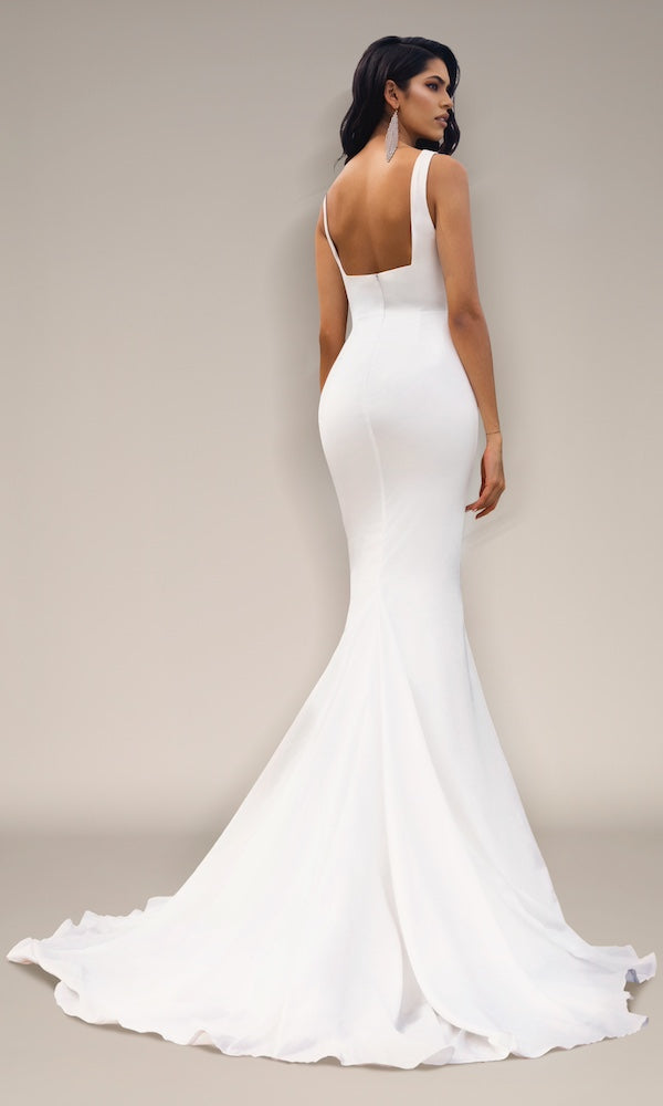 Giselle Mermaid Evening Gown- Champagne 2 Giselle Mermaid Evening Gown- Champagne 2