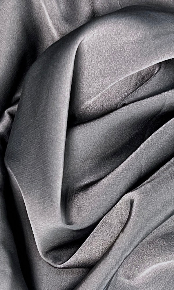 Poly Satin Swatch- Steel Gray