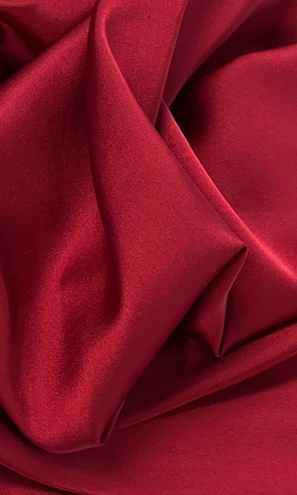 Penelope High Slit Dress- Deep Red