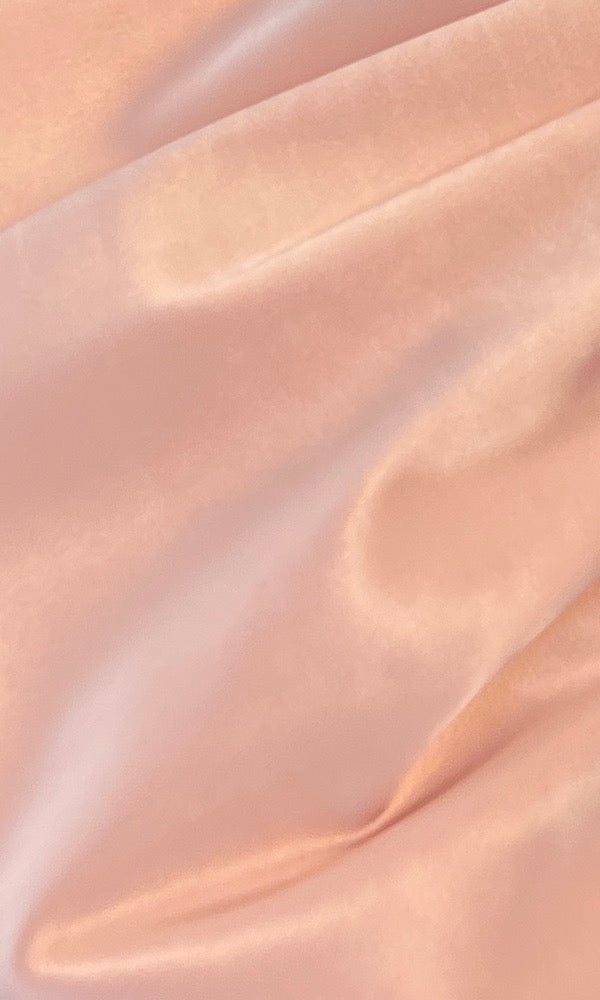 Stretch Poly Satin Swatch- Petal Pink