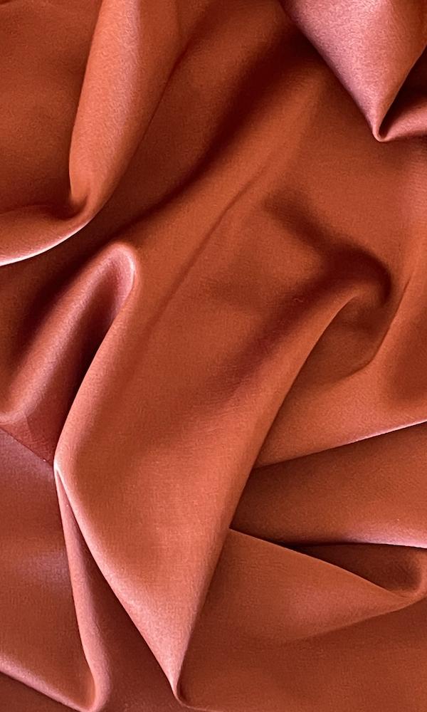 Poly Satin Swatch-Terracotta