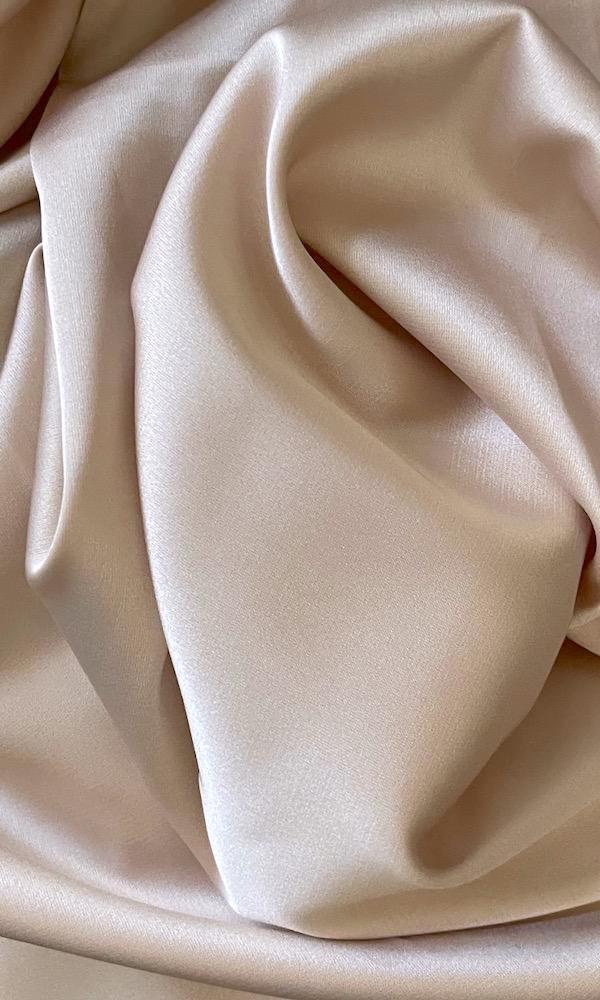 Serena Draped Neck Gown- Champagne