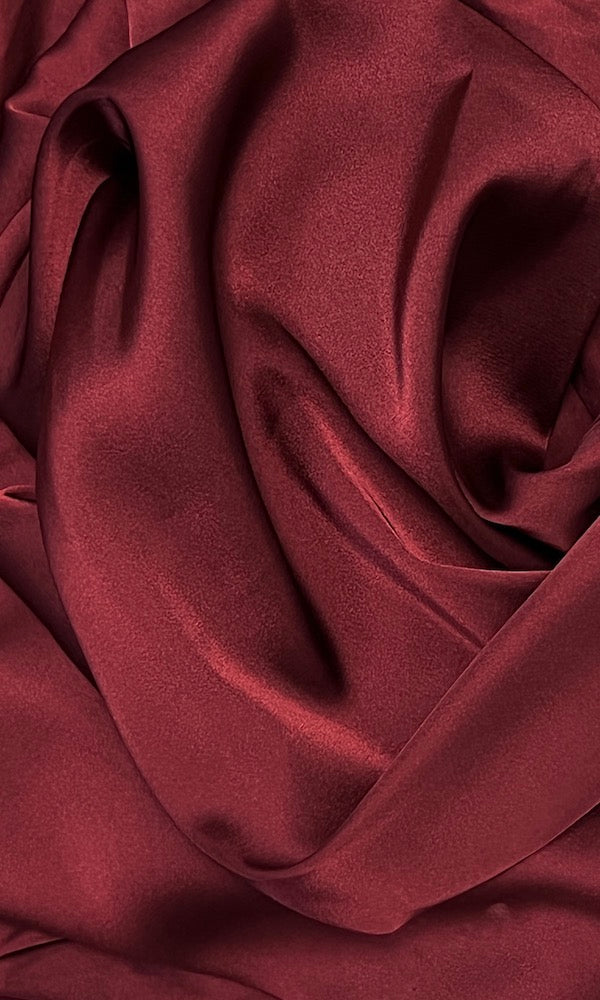 Poly Satin Swatch- Burgundy