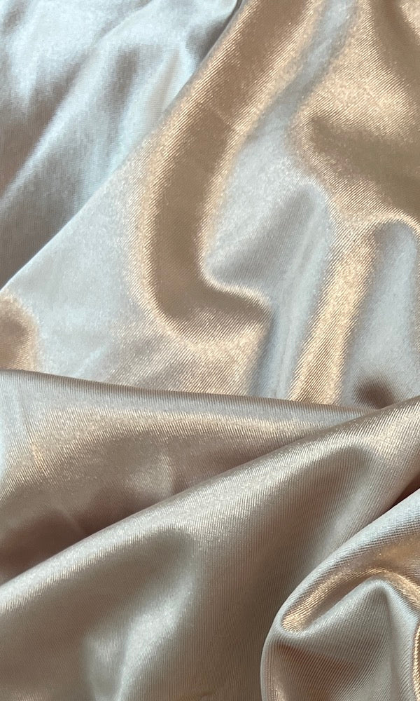 Satin Spandex Swatch- Champagne