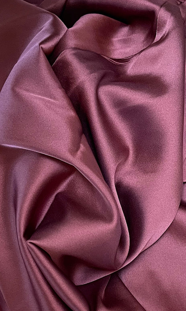 Poly Satin Swatch- Dark Mauve